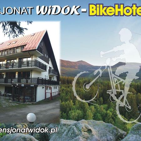 Pensjonat Widok - Bike Hotelカルパッチ エクステリア 写真